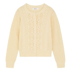 Skall Studio Alexa Cardigan, Pastel Yellow